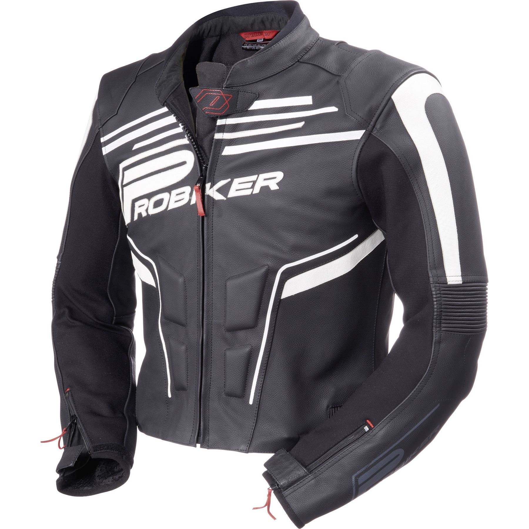 combination jacket motorbike jacket black//grey//white German Wear made of cowhide leather motorcycle jacket
