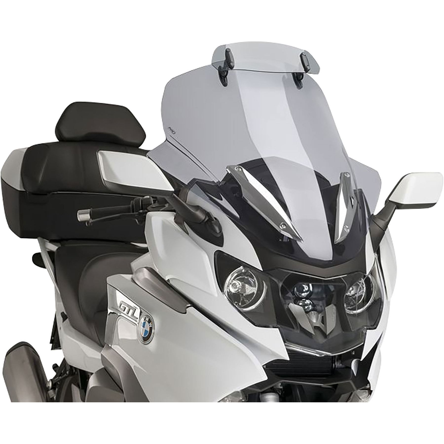 Puig Tourenscheibe 7624H Mit Spoilerscheibe Getönt - Verstellbar, TÜV-geprüft, Für Motorrad