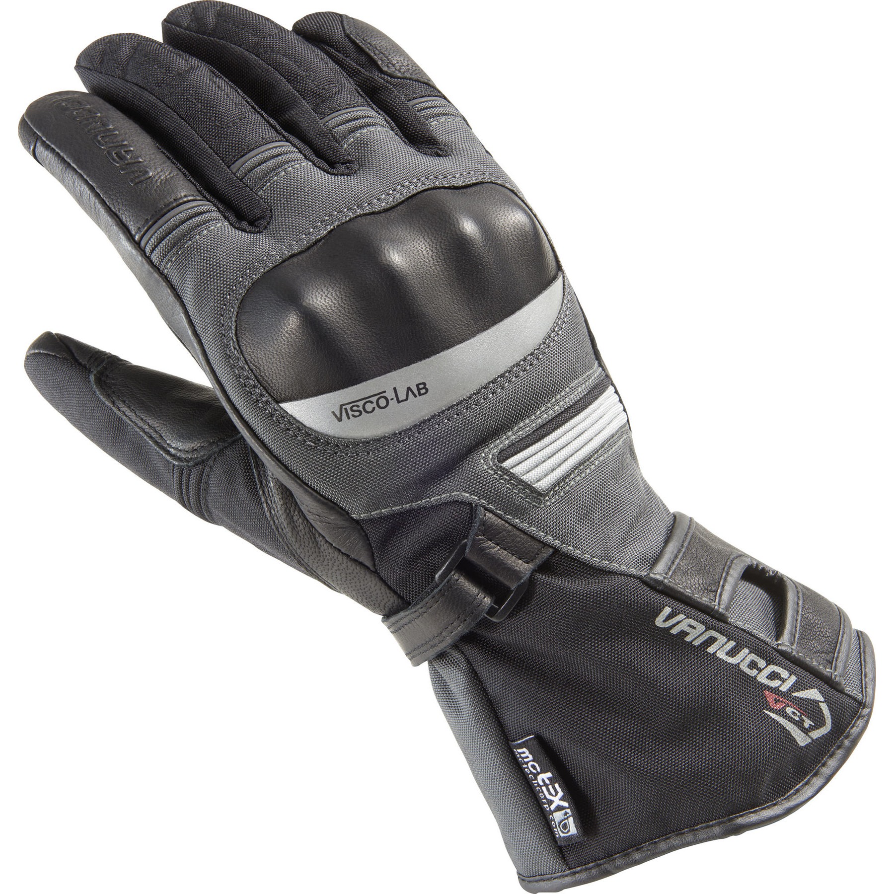 Summer Gloves R-Tech Leather Stretch Fabric Cycle Motorcycle Motorbike Soft lining Summer Gloves with Knuckle protection 