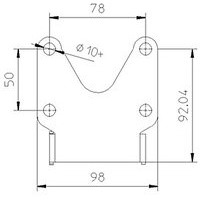 HIGHSIDER LICENSE PLATE