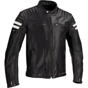 Stripe Leather Jacket