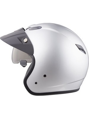Cyber Motorcycle Helmet U-69 PC Chrome Size L 