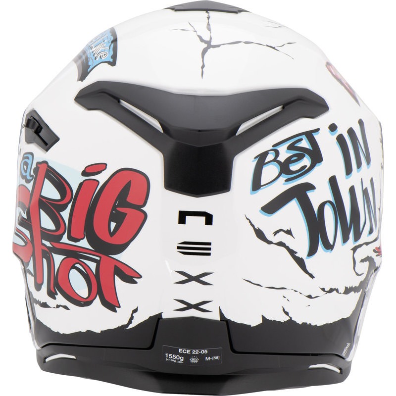 NEXX SX.100 SX100 Big Shot Dark Grey Full Face Motorcycle Helmet S M L XL