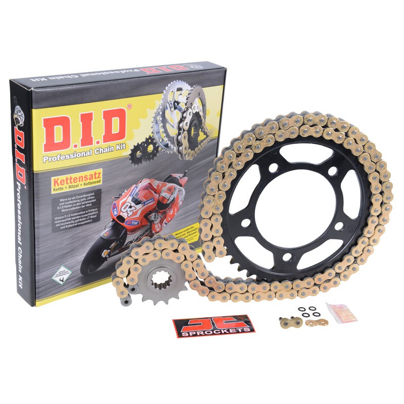 Triumph 900 Sprint 93-97 GOLD Extra Heavy Duty X-Ring Chain and Sprocket Set Kit