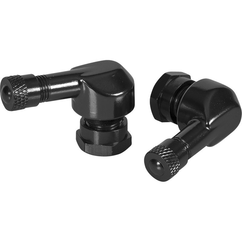 Buy Angled Valve Stems, aluminium 11.33 mm valve hole, 3 colours