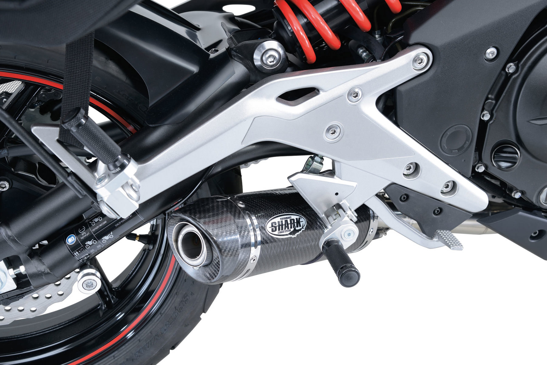 shark road motorcycle exhaust