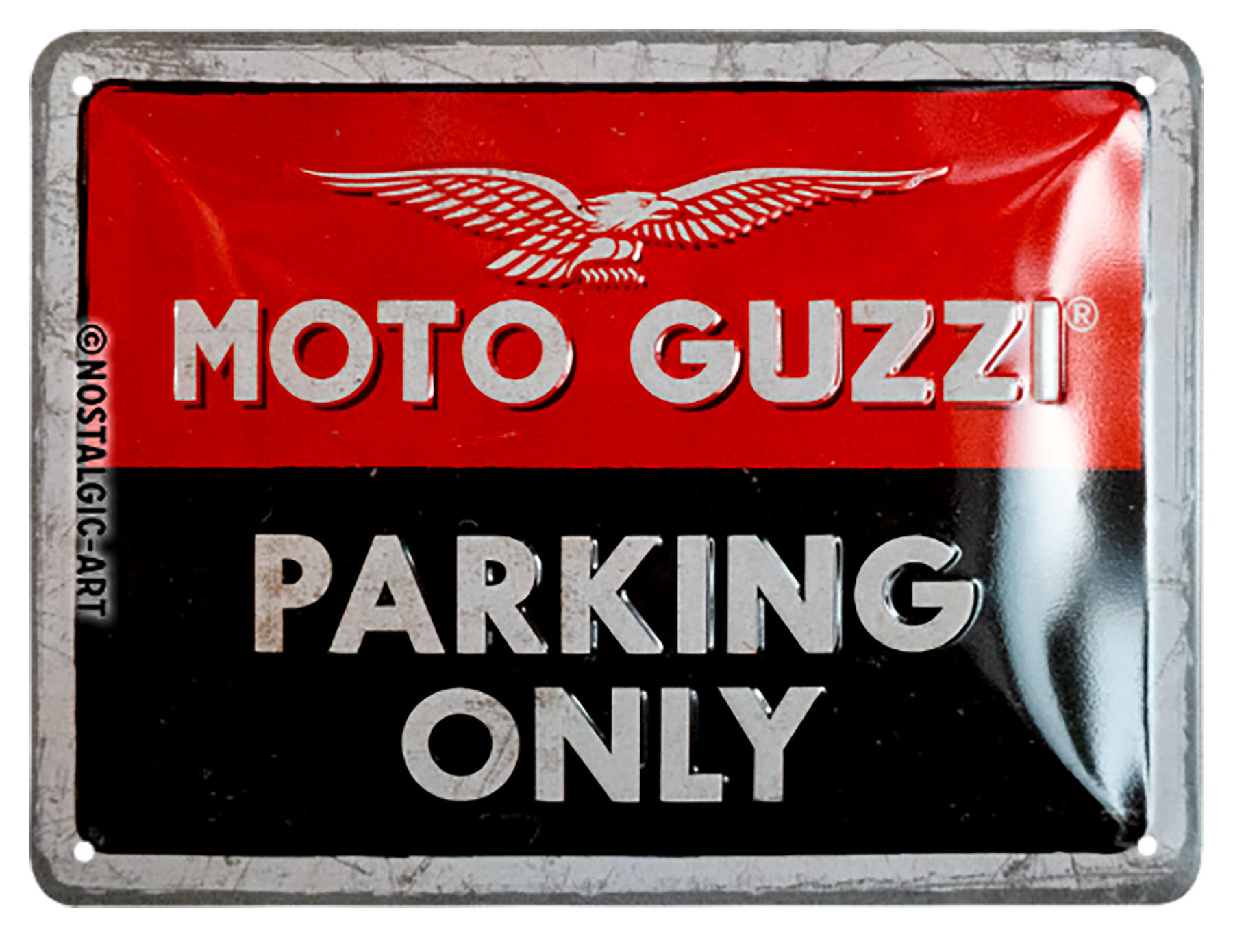 MOTORCYCLE Parking Only Street Sign Heavy Duty Aluminum Sign 9" x 12" 