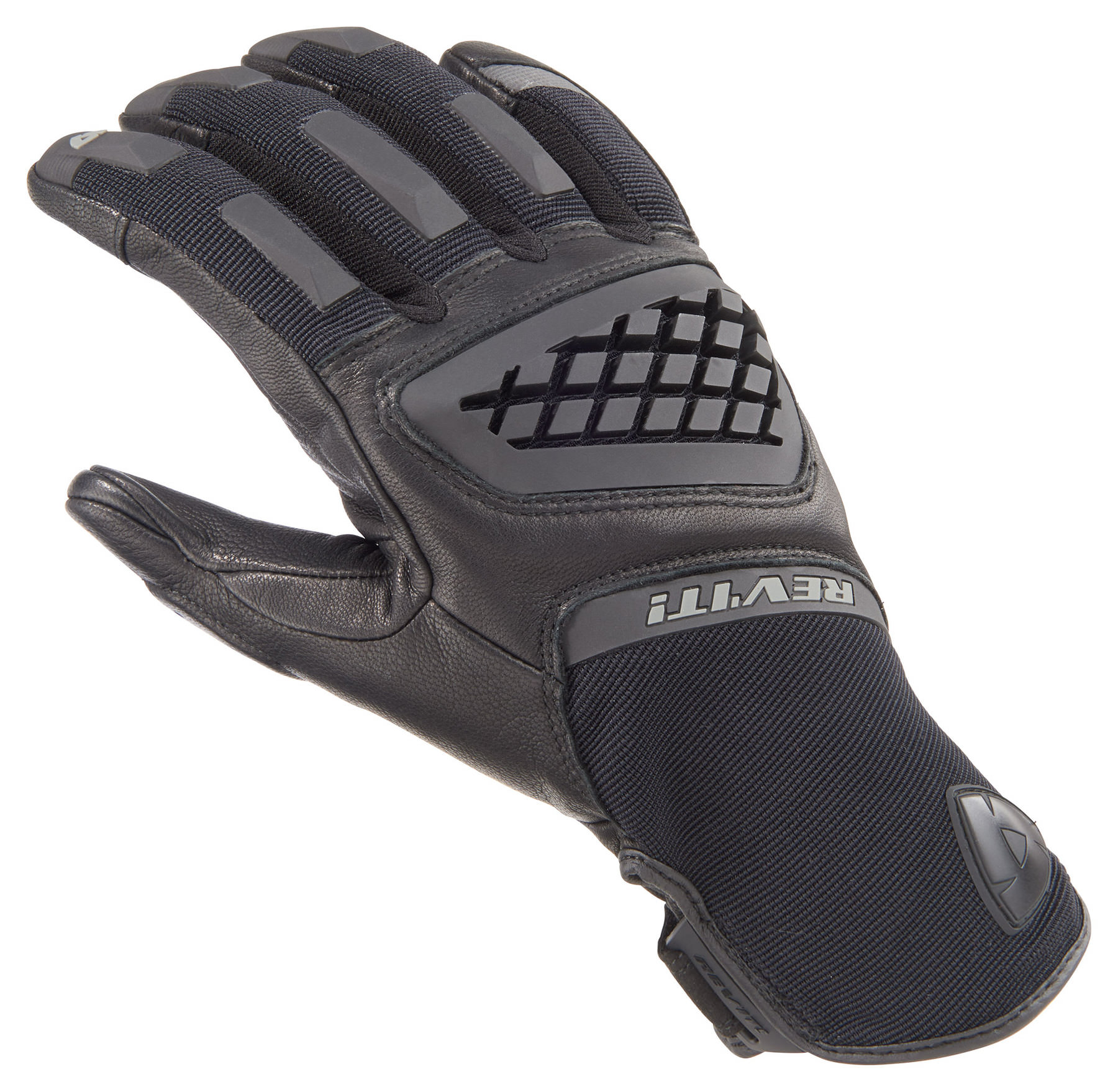 Rev It Neutron 3 Leather Motorcycle Gloves S Black White FGS145-1600-S