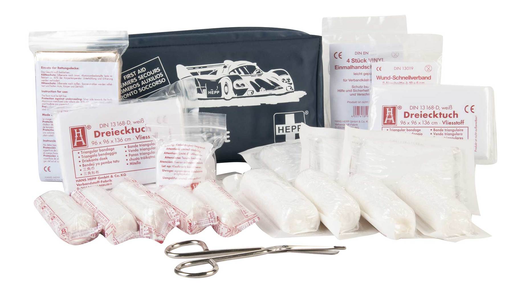 Buy First Aid Kit Blue DIN 13164 Louis motorcycle clothing and technology