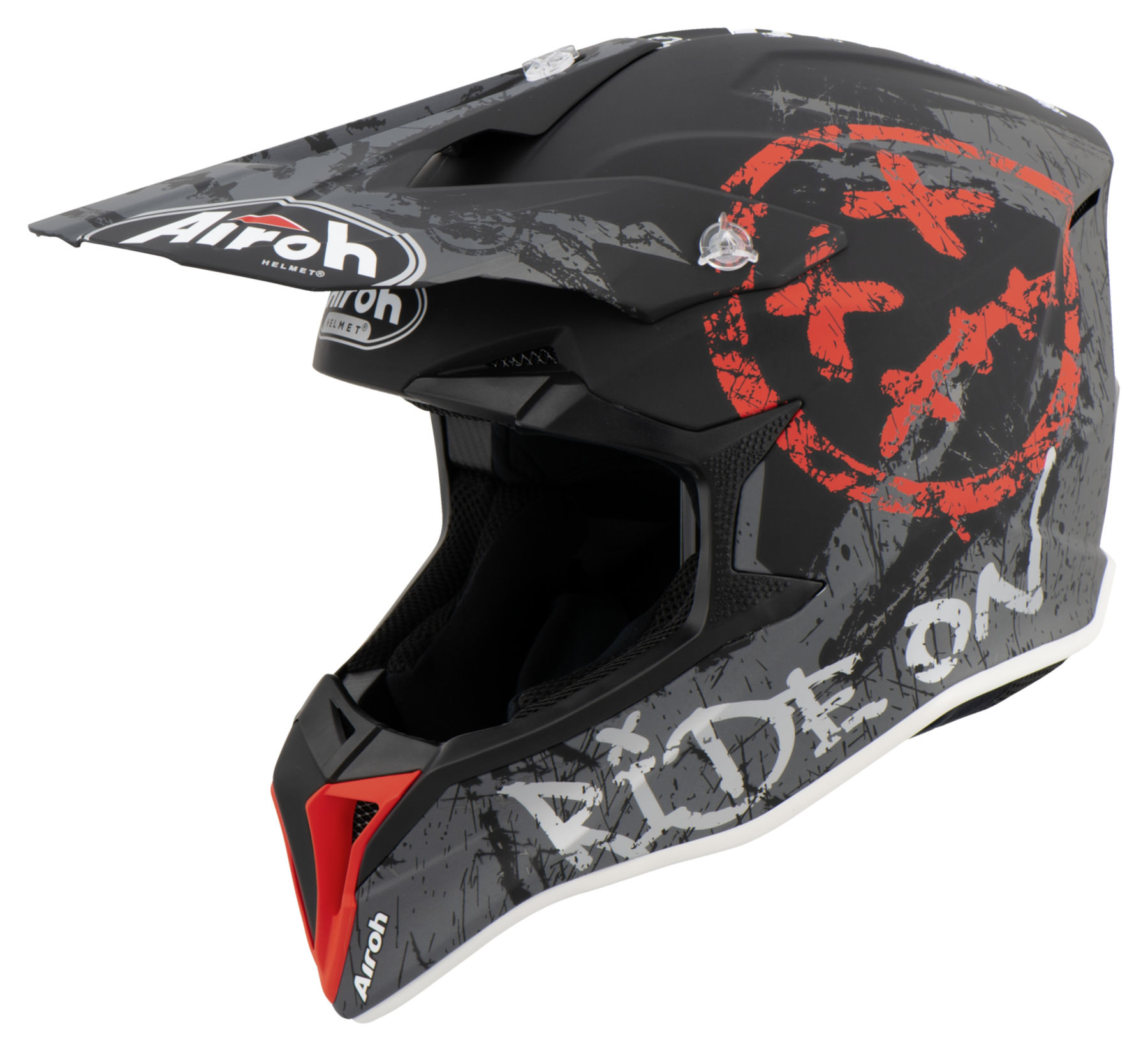 Buy Airoh Wraap Smile motocross helmet Louis motorcycle clothing and