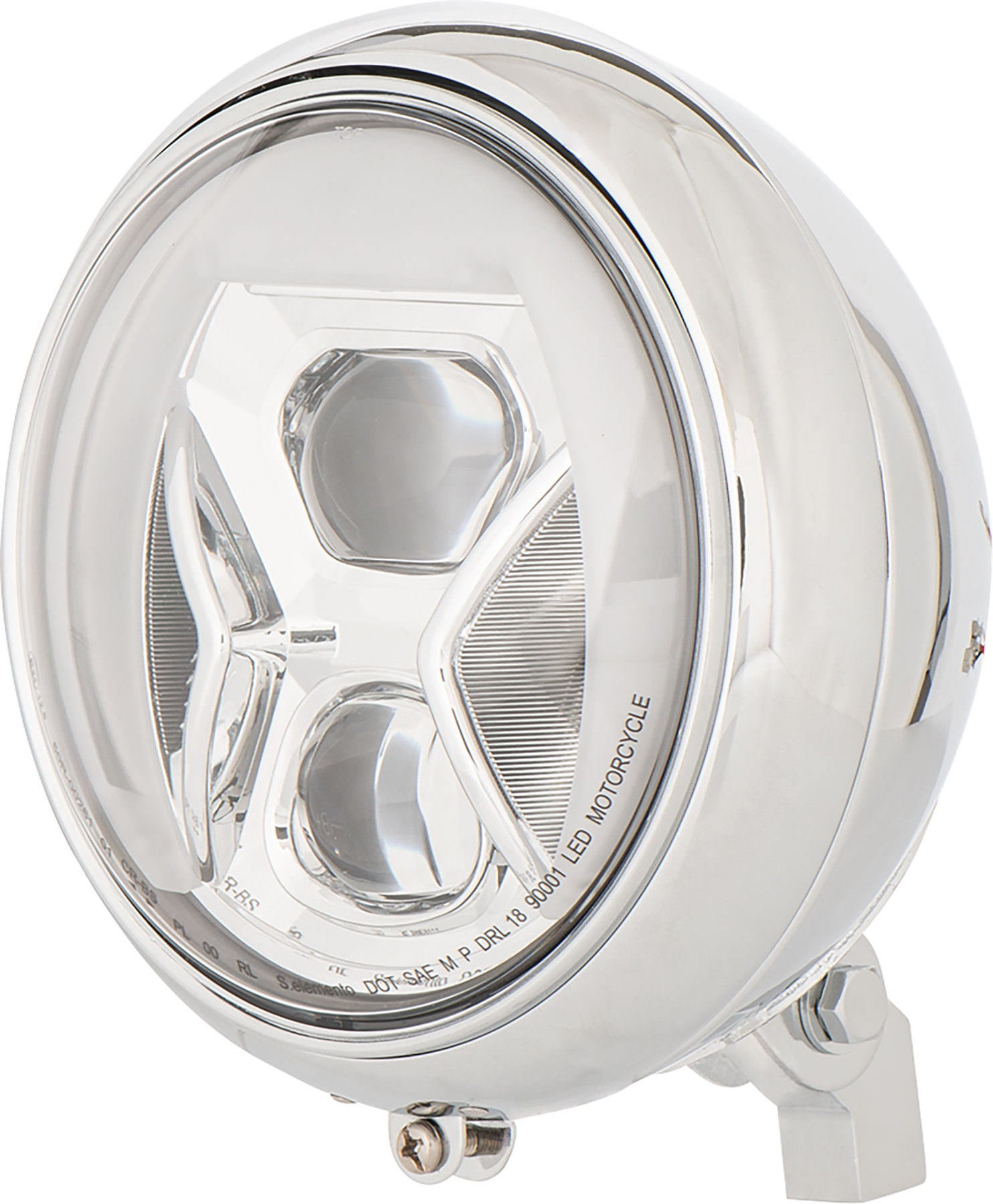 Buy Highsider Led Headlight With Cornering Light Yuma Chrome Louis Motorcycle Clothing And Technology
