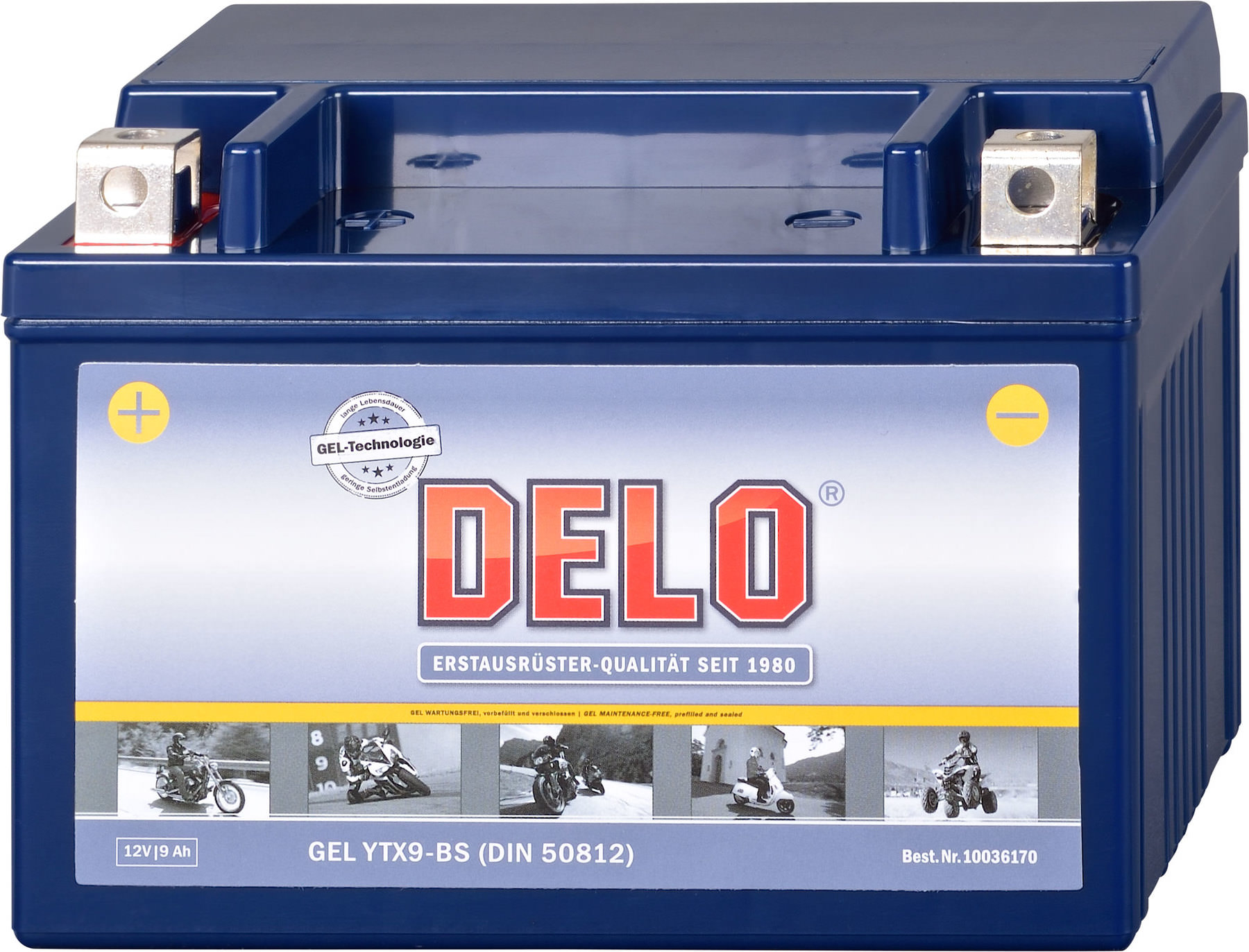 Buy Delo Gel Mf Battery Ytx9 Bs 12v 9ah Sae 145a Louis
