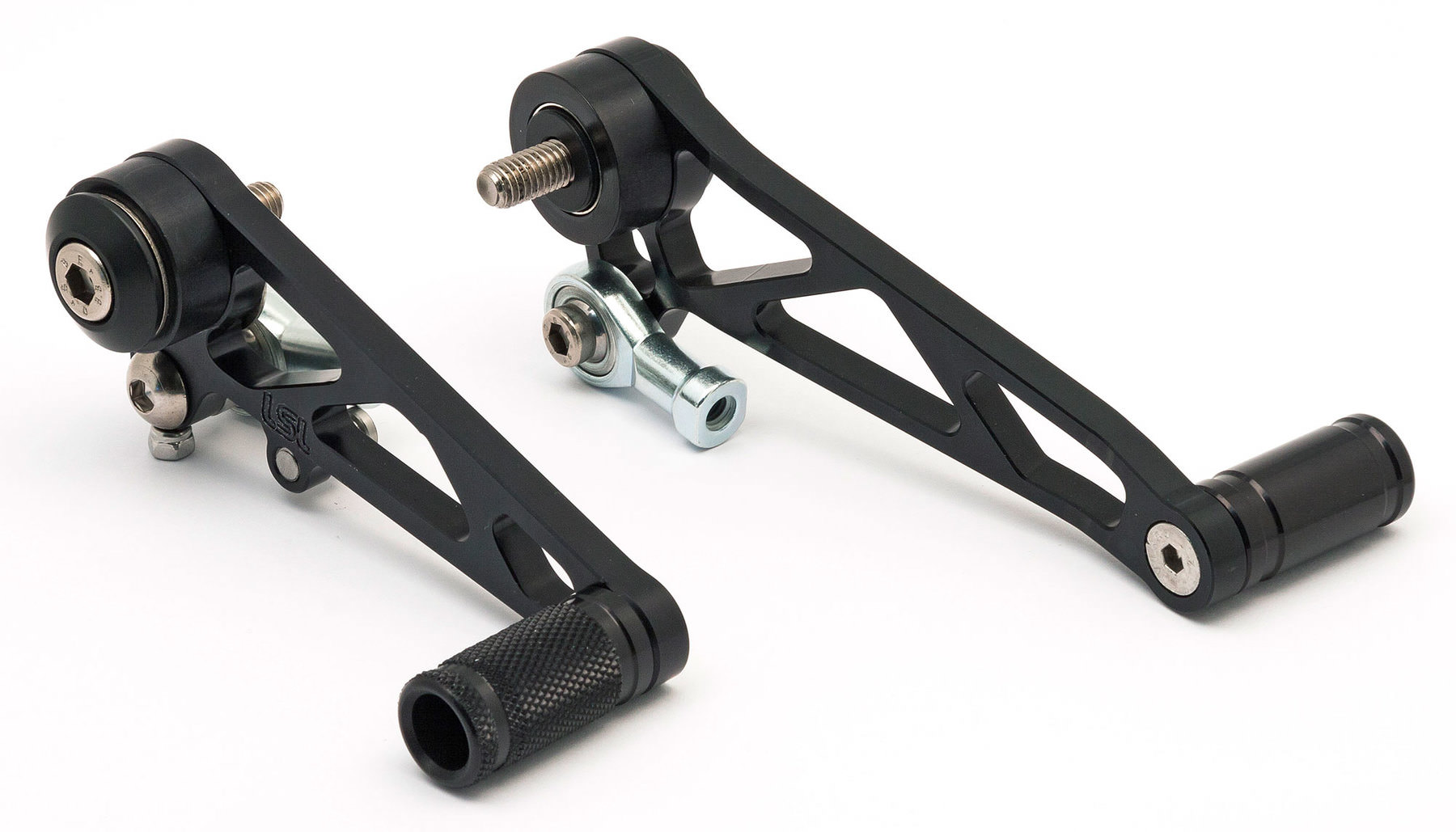 Levier Vitesse Pliable Bleu-Noir Pour Moto Huayang 250 T2/T4 - Alliage Aluminium Anti-Dérapant