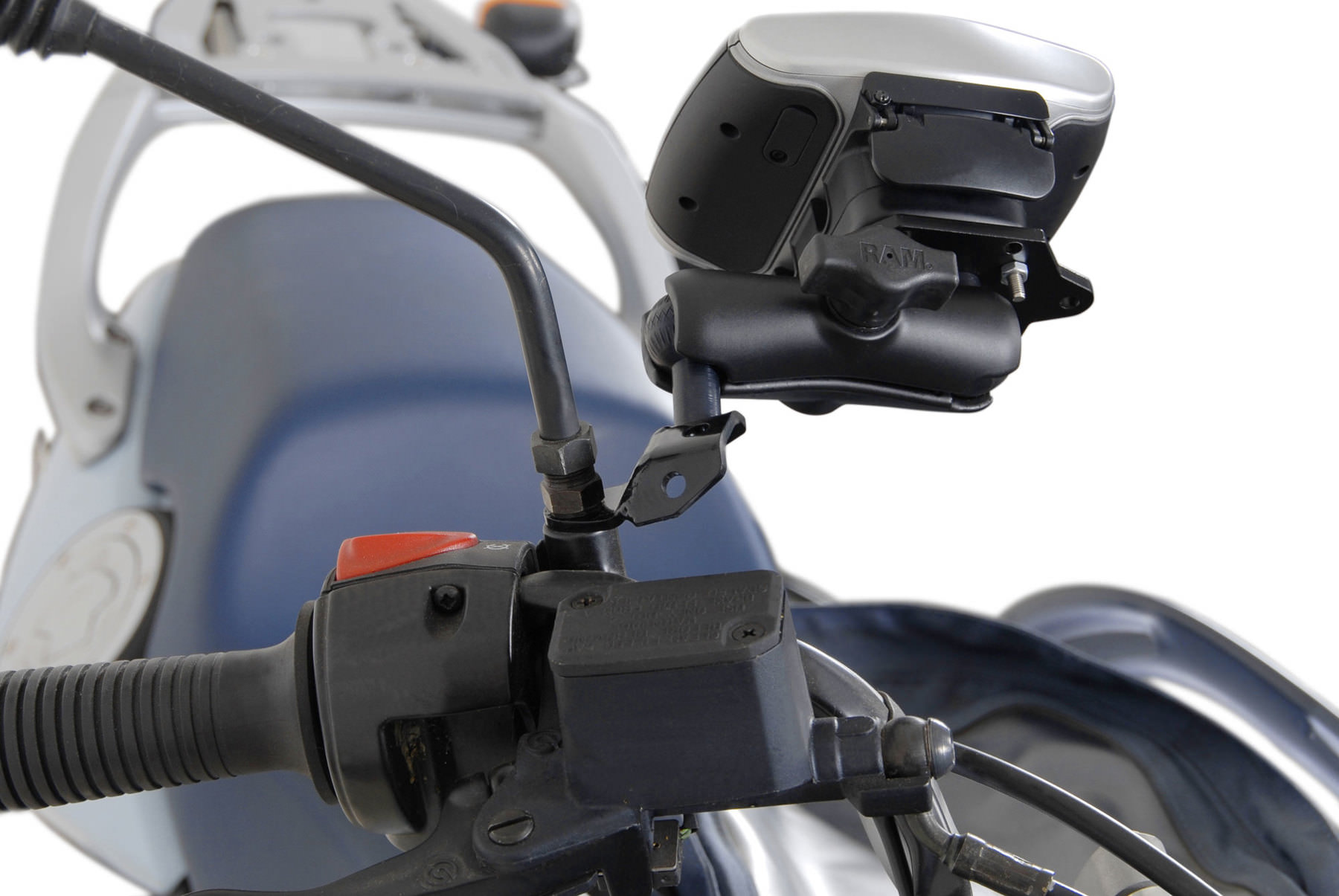 KIMISS Universal 16mm-19mm Motorrad Vorbau GPS Navigation Rahmenhalter Handyhalterung 