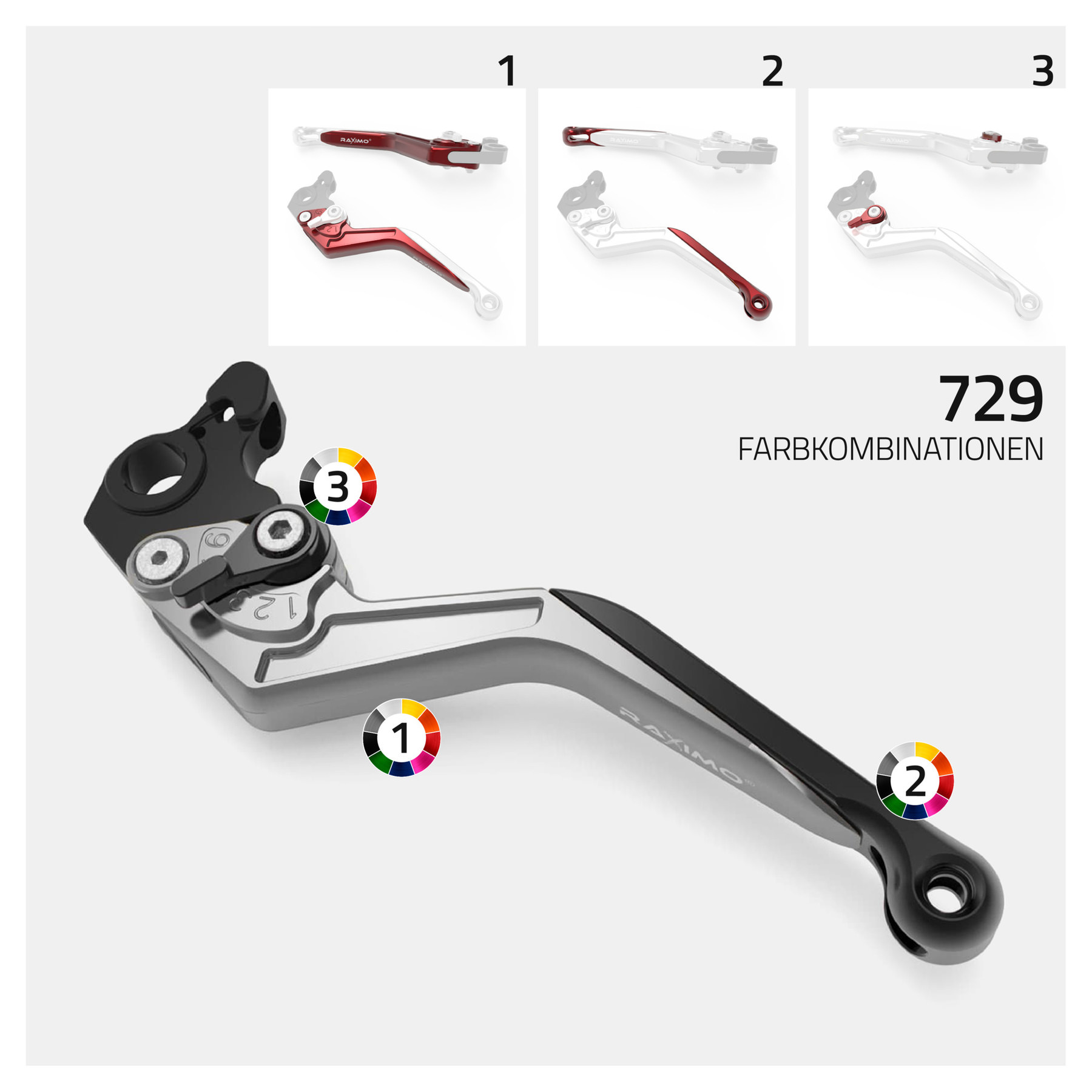 Buy brake / clutch lever sets - ergonomic BCE-ERGONOMICALLY CONFIGURABLE |  Louis motorcycle clothing and technology