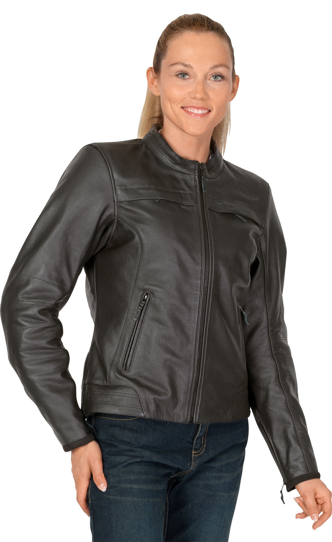 ladies leather jacket