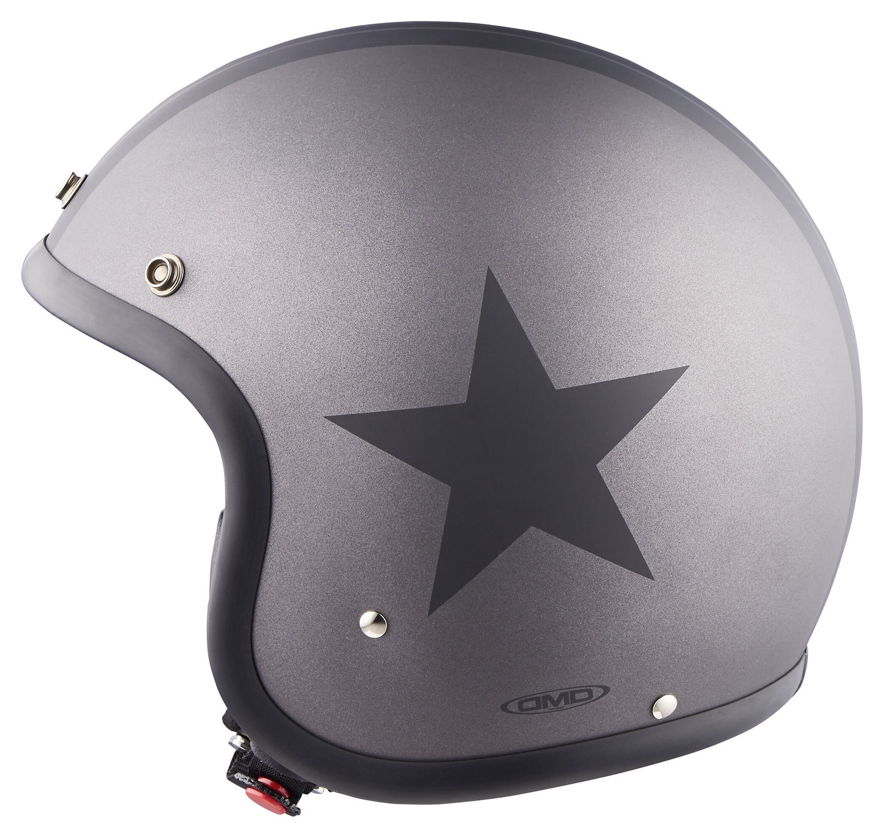 XL Helm DMD Vintage Star Grey grau/matt Gr 