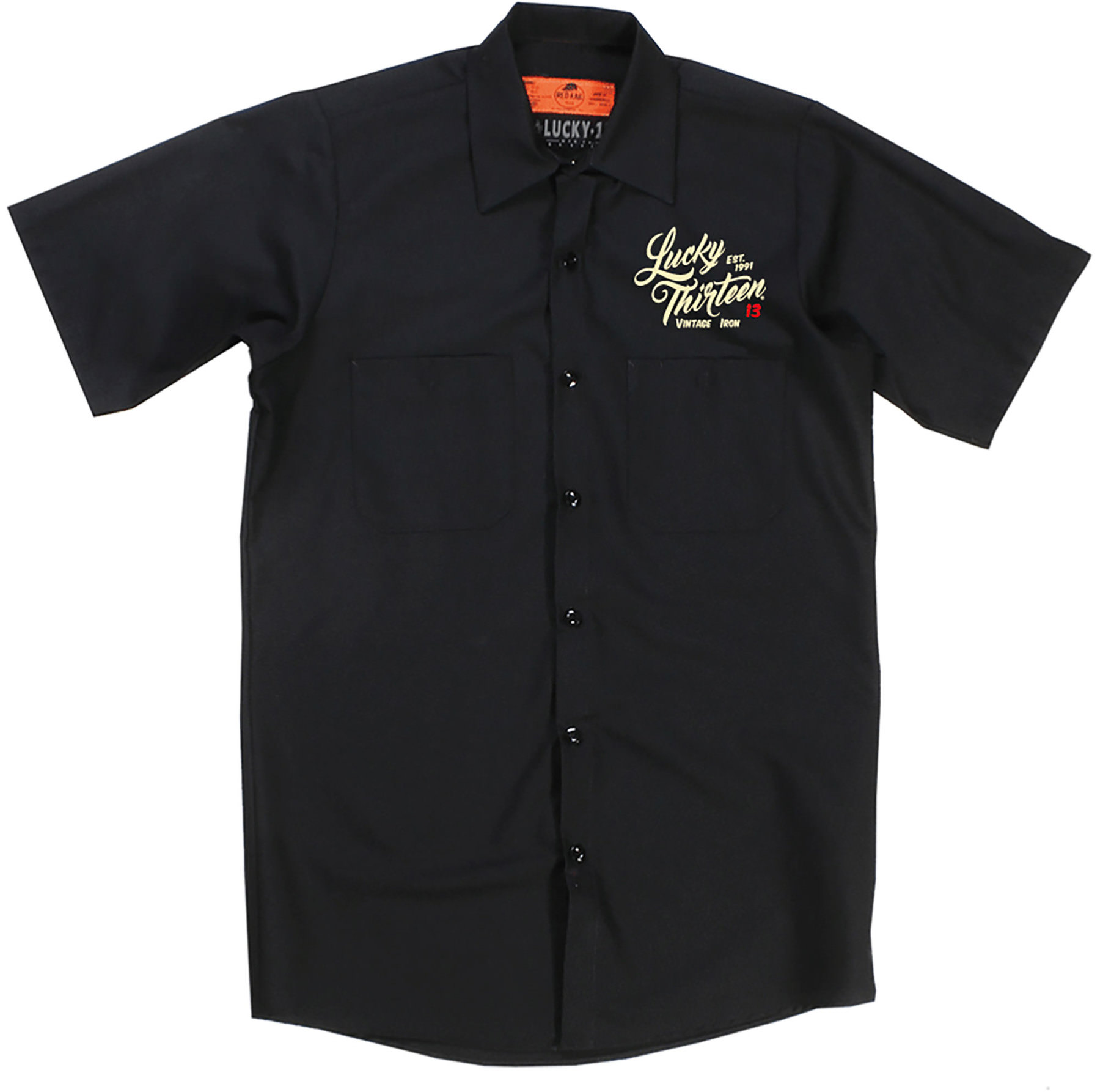 Buy Lucky 13 Vintage Iron Short Sleeve Shirt Louis Motorcycle