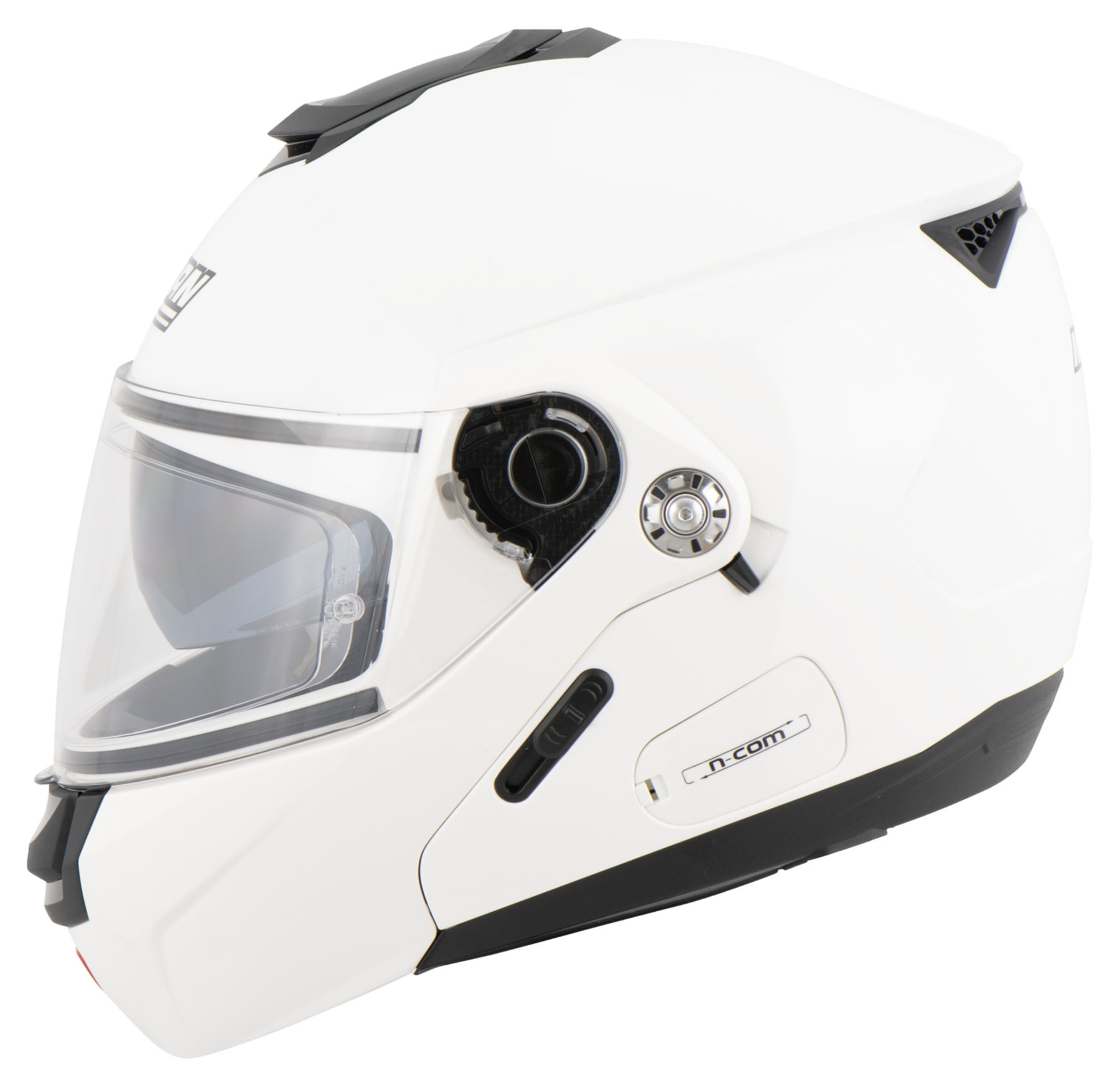 NOLAN N90-2 CLASSIC N-COM FLIP UP MODULAR Motorcycle Motorbike Helmet  WHITE 