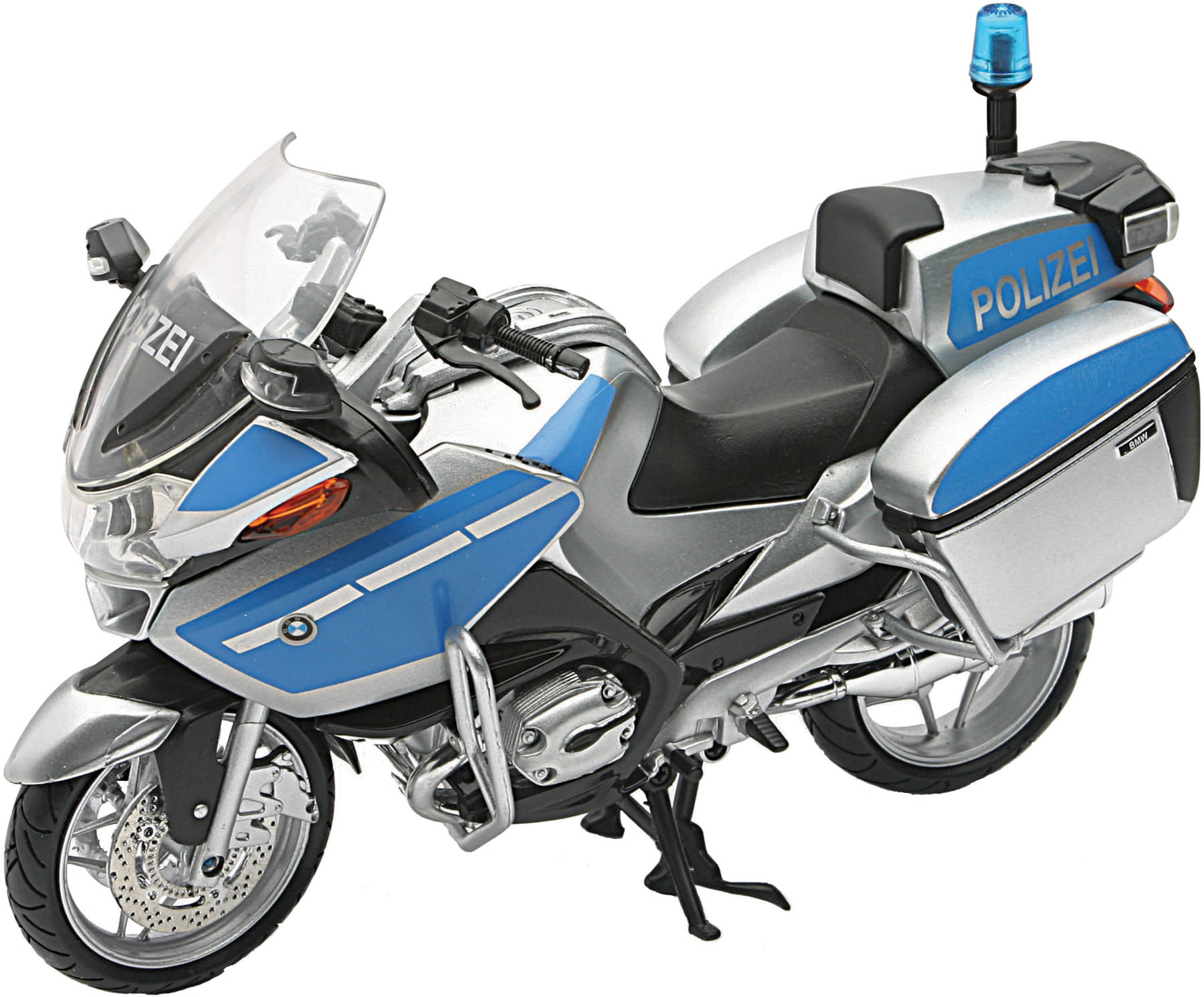 BMW R 1200 RT Polizeimotorrad blau/weiss, Maßstab 112