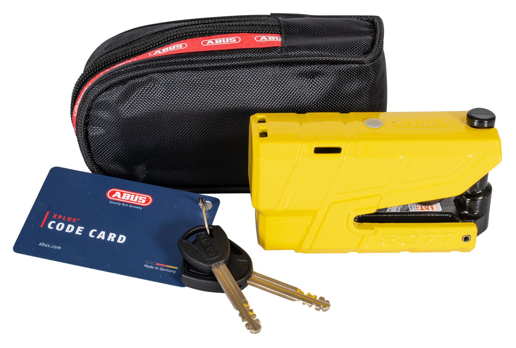 Buy Abus Alarm Lock Detecto Granit XPlus 8077, Yellow Louis