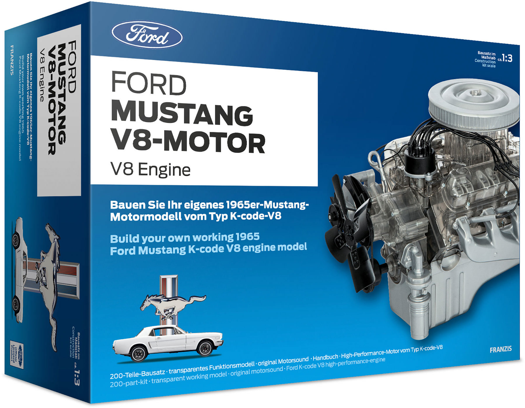 Buy Franzis Ford Mustang V8 Engine Louis Motorcycle Clothing And Technology
