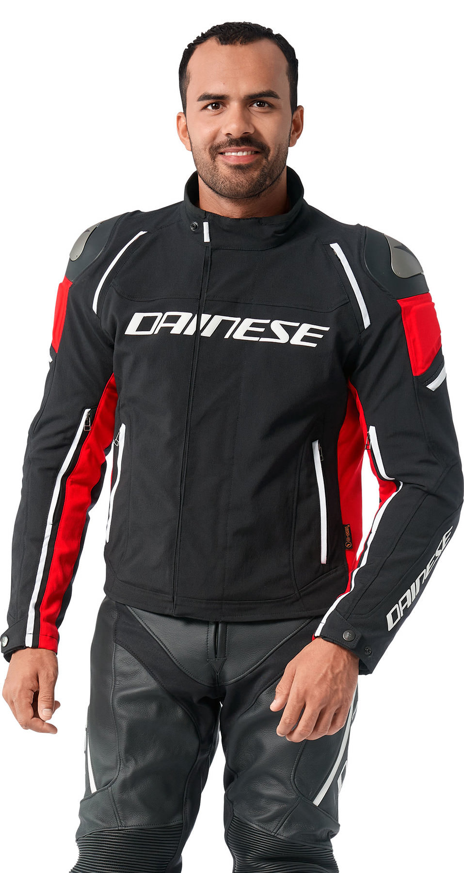 Dainese Blouson Moto Dainese Racing 3 Dry Black Rouge Noir Rouge Taille 50 Jacket 