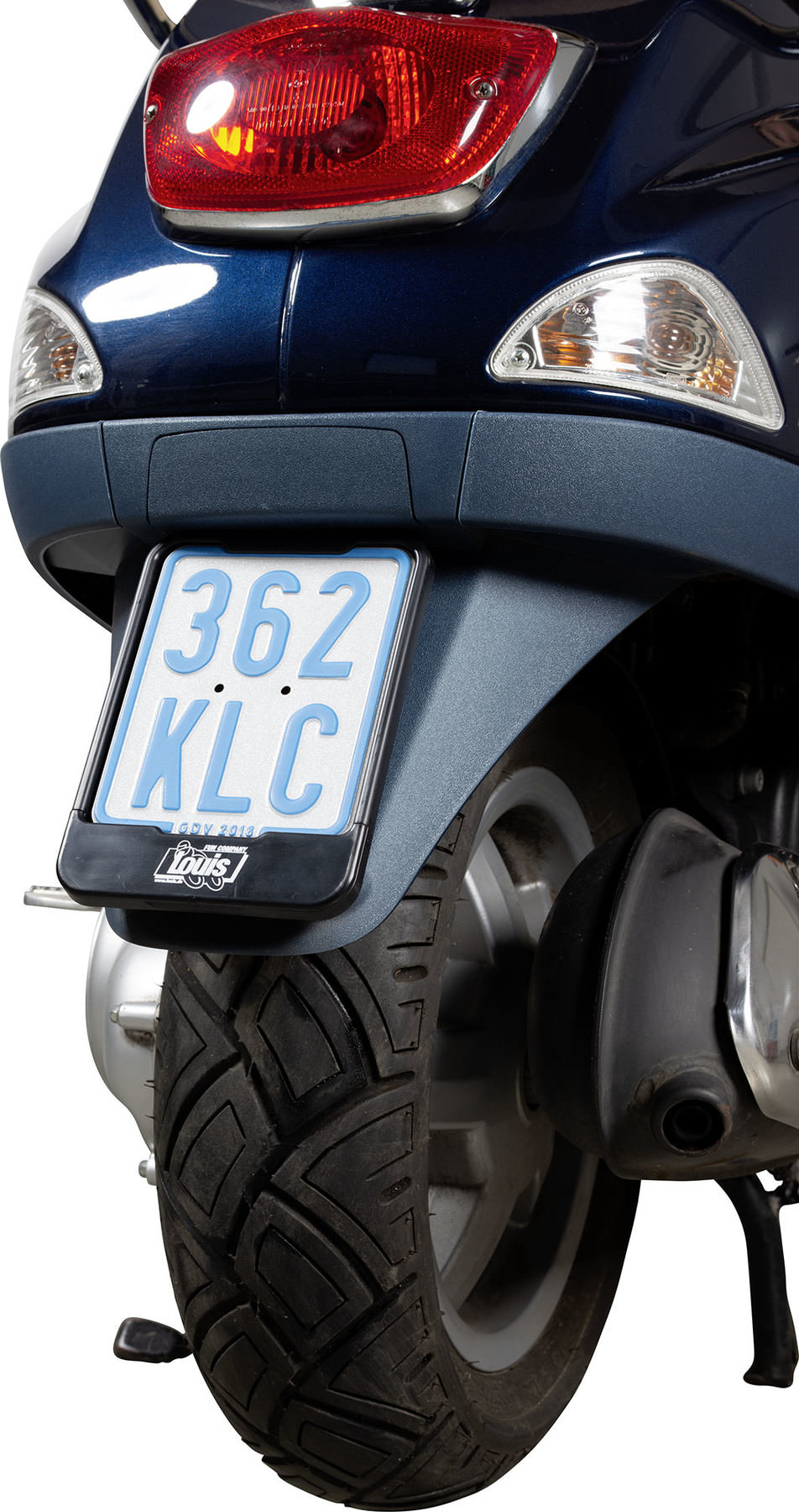 Kennzeichenhalter mittig Universal für Motorroller Roller Mofa Moped 50ccm 