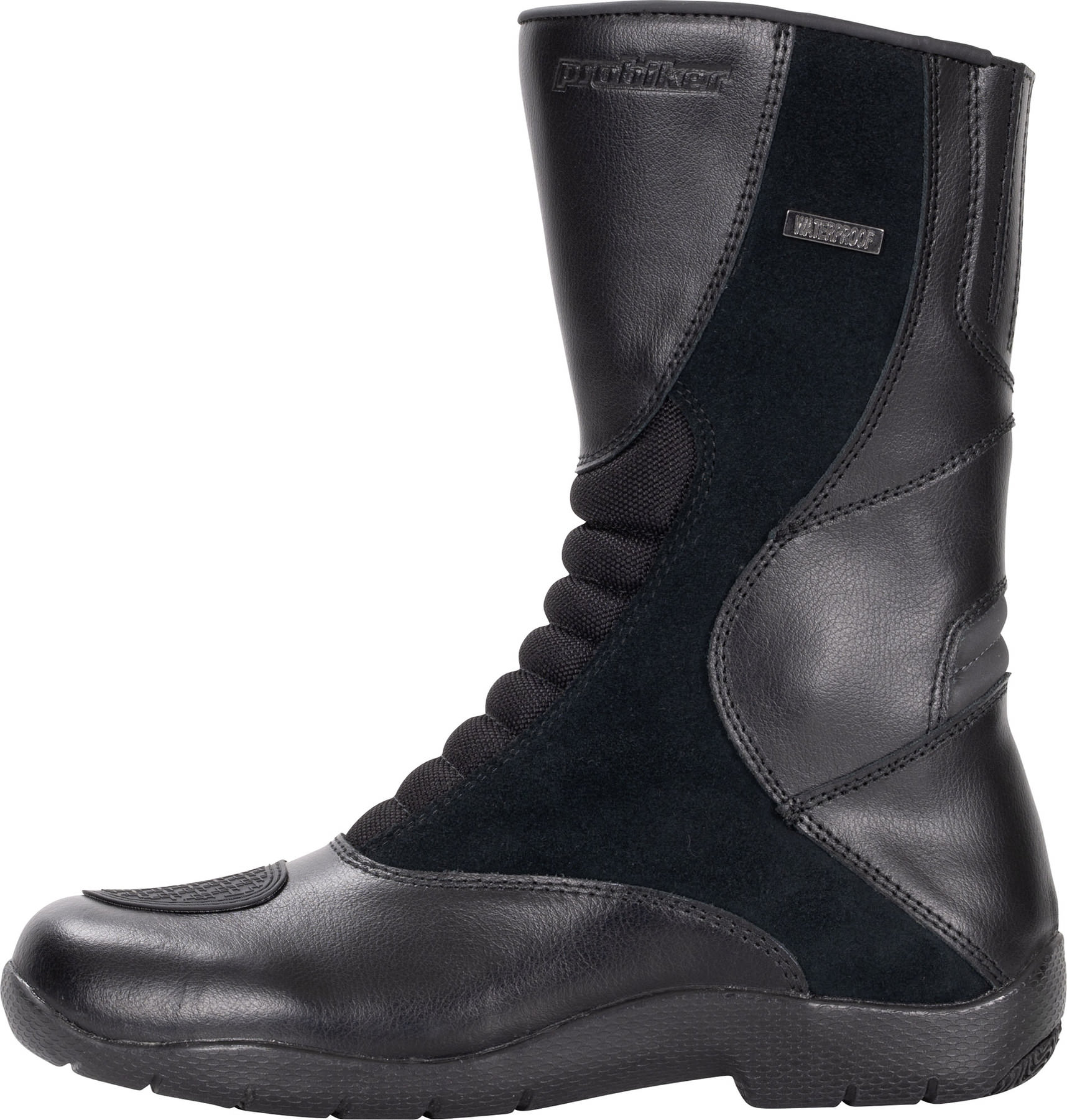 Oxford Cherokee Motorcycle Leather Touring Waterproof Boots Black CLEARANCE T