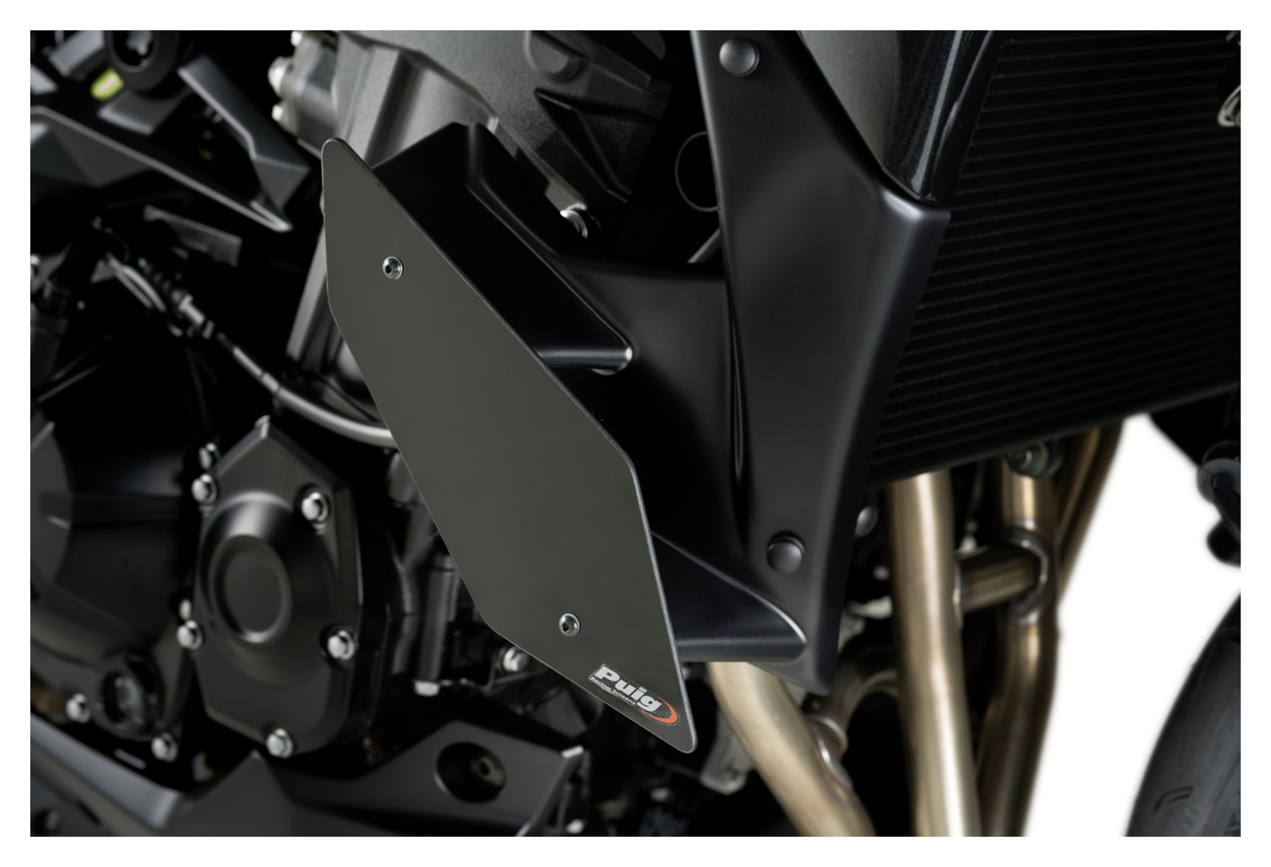 Spoiler Anteriore Per Yamaha MT-09 2017-2020 | Ala Aerodinamica In ABS | Kit Downforce Per Moto Naked - Foto 3