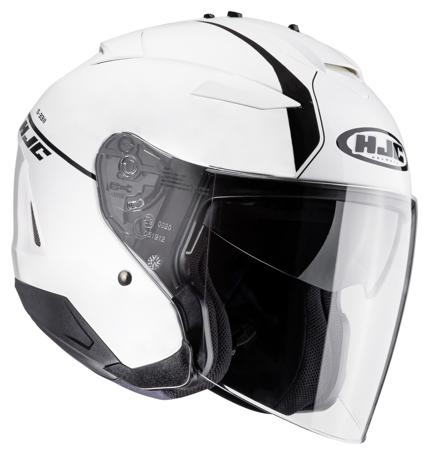 HJC IS-33 II Open-Face Motorcycle Helmet Anthracite, Small 