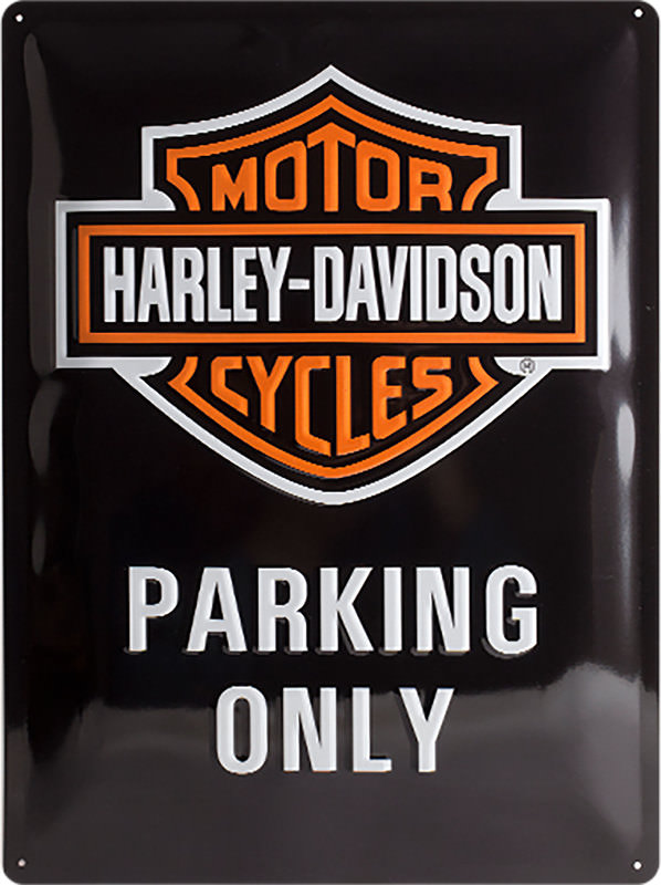 BUELL PARKING ONLY Targa cartello metallo moto metal sign motorbike