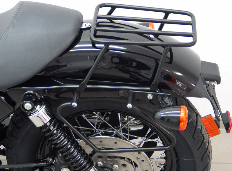 Motorrad Satteltaschen-Halterung Für Harley Sportster 883 / 1200 – 2-teilig, Verchromt, Schwarz